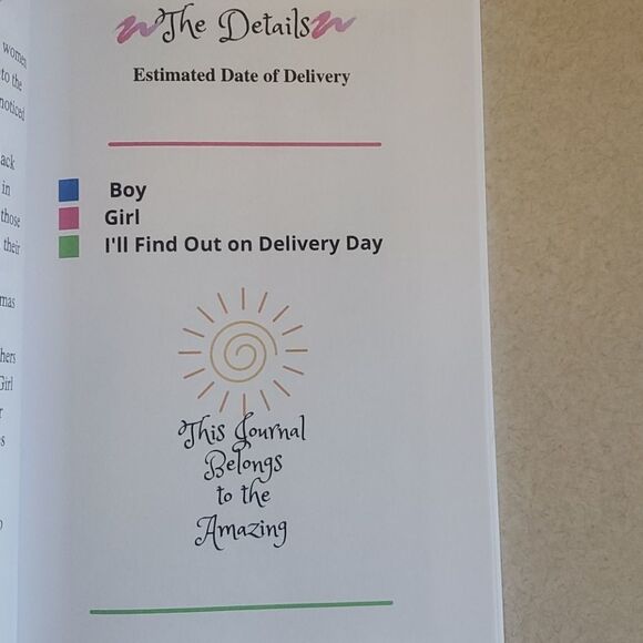 Pregnancy Affirmation Journal - Picture 2 of 5